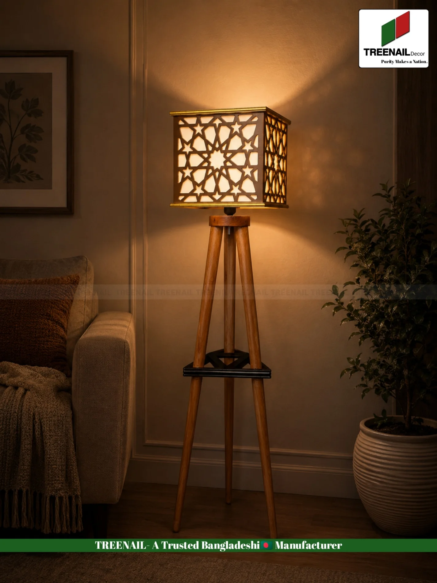 Wooden Lamp